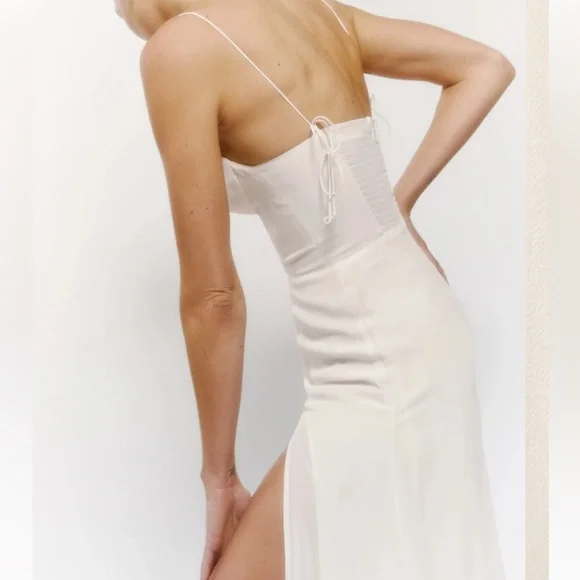 Reformation Juliette dress size 2 ivory - Picture 5 of 10